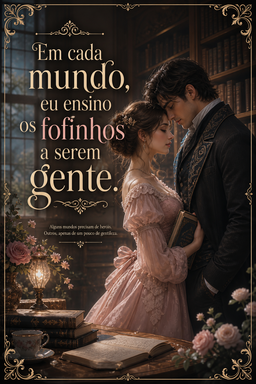 Em cada mundo, eu ensino os fofinhos a serem gente.