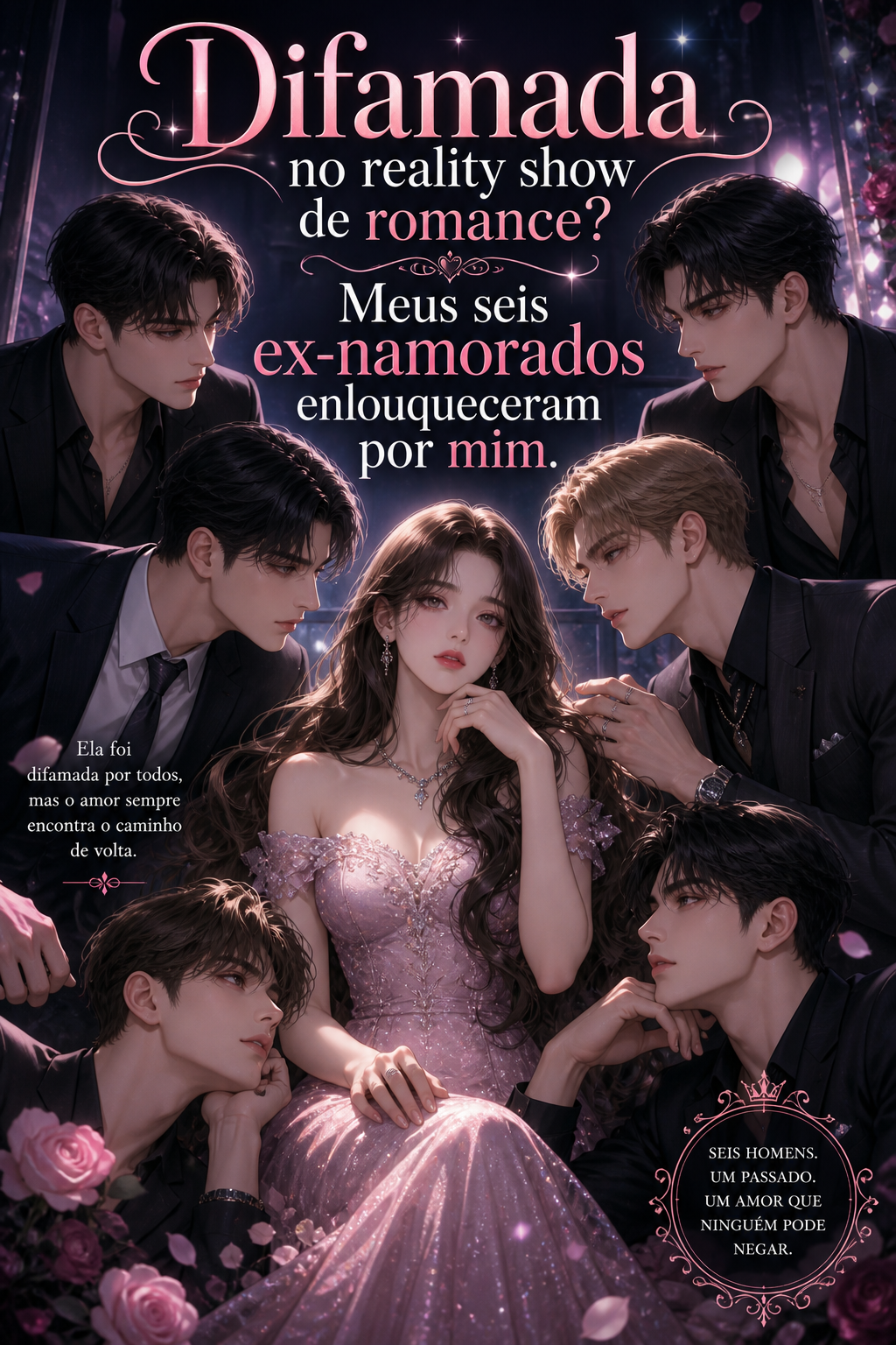 Difamada no reality show de romance? Meus seis ex-namorados enlouqueceram por mim.