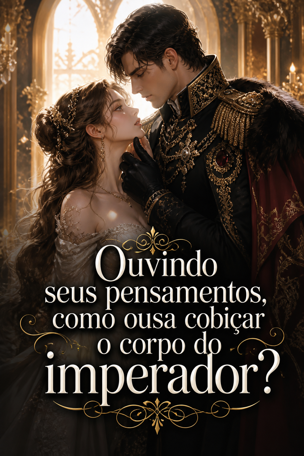 Ouvindo seus pensamentos, como ousa cobiçar o corpo do imperador?